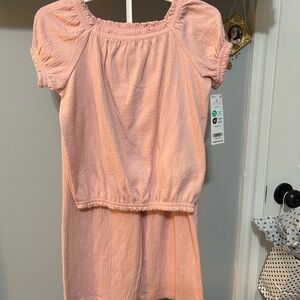 Carter's Coral Short Sleeve pants set